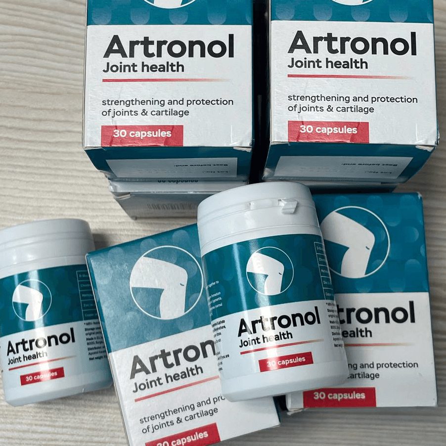Cápsulas Artronol con glucosamina y condroitina para el cartílago articular